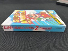 Super Mario Bros. 2 Nintendo NES 1988 Complete Box Manual Foam WORKS GREAT!