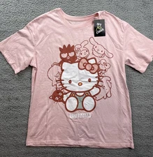 Art Class Girls Youth XL Pink Hello Kitty & Friends Oversized Graphic T-Shirt