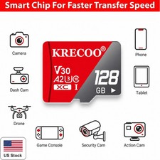 Micro SD Card 4K Camera 128GB 256GB 1024GB U3 V30 A2 150MB/s High Speed lot
