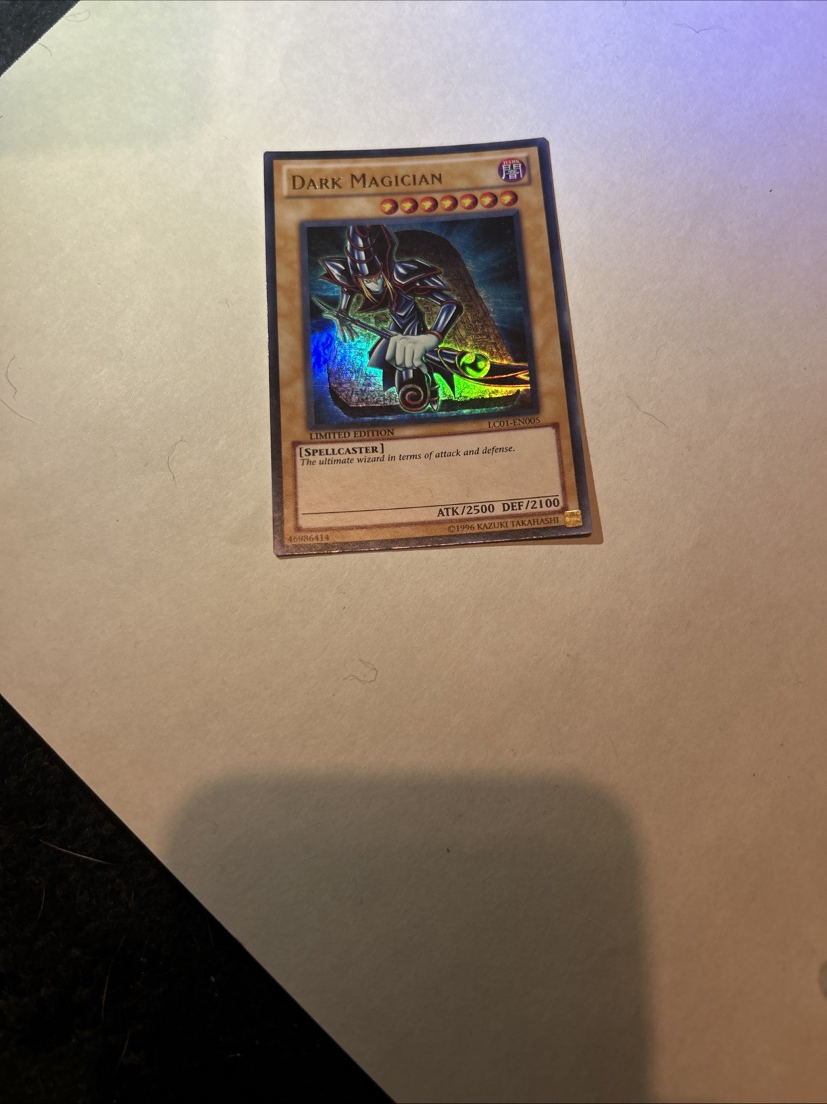 Yu-Gi-Oh Dark Magician LC01-EN005 Ultra Rare Limited Edition Card