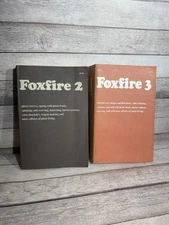 Foxfire Books Volumes 2 and 3 Set Lot Vintage Survival Anchor Books 1970s