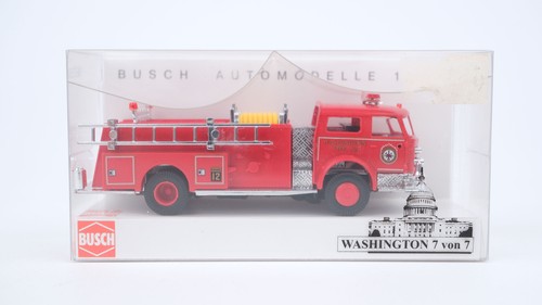 Bomba Busch H0 46029 LaFrance "Washington Division of Fire" | Condition: Gebraucht