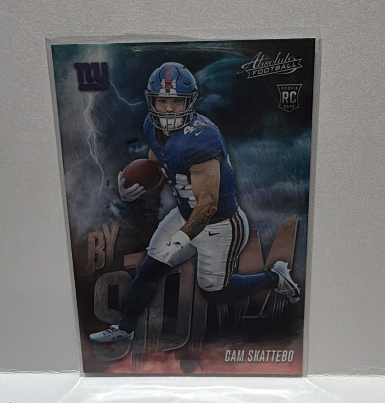 Panini 2025 Absolute Cam Skattebo New York Giants By Storm RC Insert #2