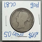 1870 Canada 50 Cents — photo from another recent sale