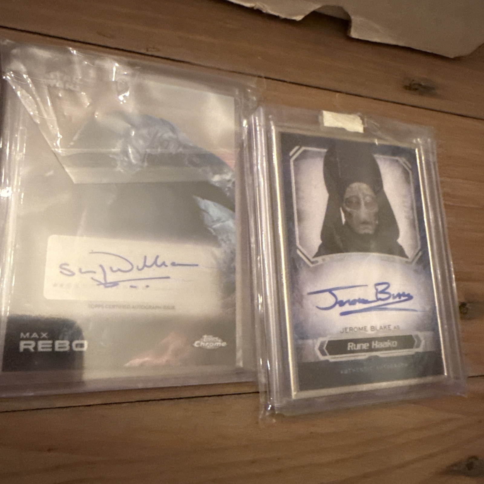Lot Of 5 STAR WARS Masterwork Auto Cards. Rune Haako, Watto, Poggle, Boss, Rebo! view 19