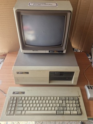 Zenith Data Systems Retro Vintage Pc Computer Desktop SKCM Green Alps Klassiker