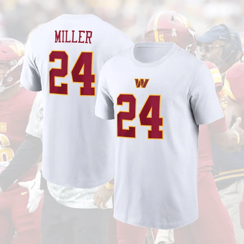 All Player Washington Football 2025 Player White Name & Number For Fans