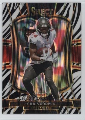 2025 Panini Select Premier Level Zebra Prizm Chris Godwin #139 1bw7