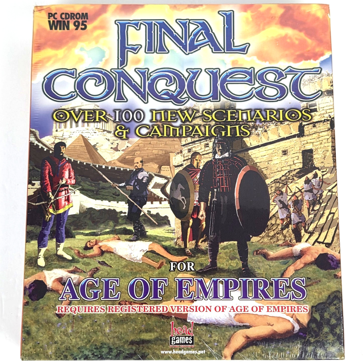 NEW Final Conquest: For Age of Empires, Win 95, 1998, Big Box Sealed