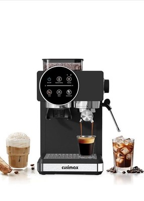 Espresso Machine with Grinder, 20 Bar Professional Expresso Coffee Machines with