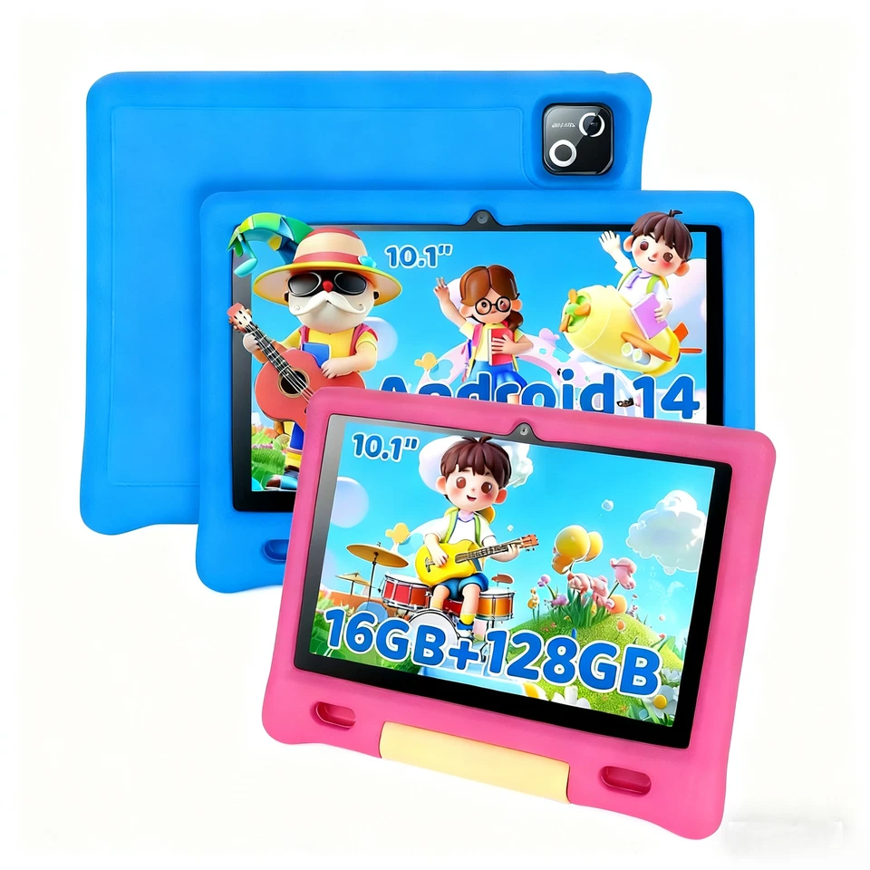 JEAZANS Kids Tablet 7/10in Android 32G 64GB 128GB Tablet Kid Parental Control Shockproof