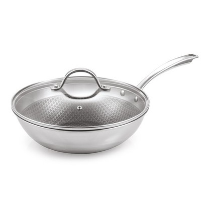 Wok SteelCRAFT ø 28 cm, mit Deckel