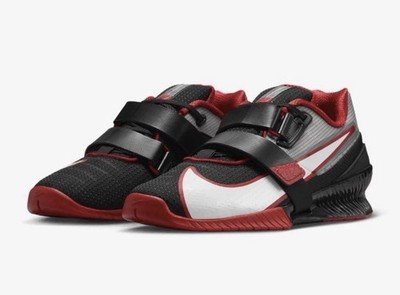 Nike Romaleos 4 Weightlifting Shoes Black Red CD3463-003 Men's Size 8