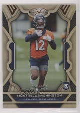 2022 Certified Rookies Mirror Bronze 250/275 Montrell Washington #196 6o3