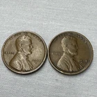 #4J: (Set Of 2) Beautiful Lincoln Wheat Pennies 1918D’s~You Grade Bid Now