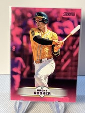 2025 Stadium Club Brent Rooker Pink Foil #14 Athletics