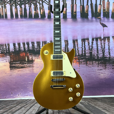 Gold Top electric guitar with Small pickups ABR Bridge in stock free shipping