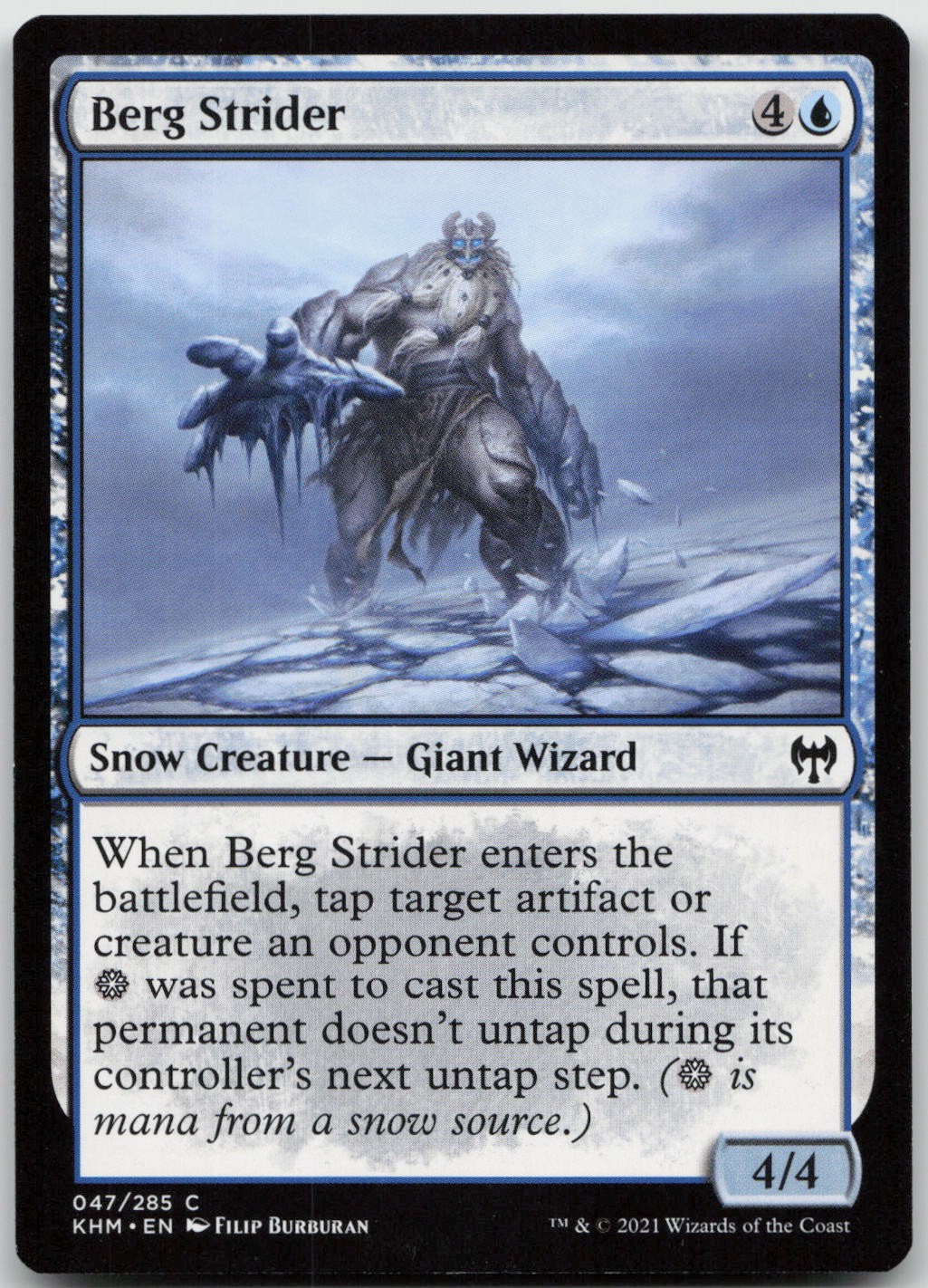 Berg Strider 47 Common Kaldheim Magic: The Gathering Near Mint