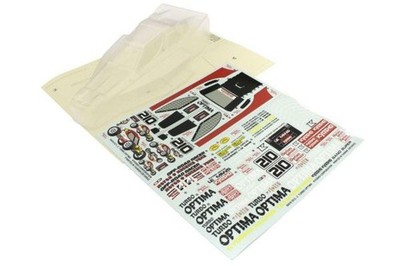 Kyosho OTB248C Turbo Optima Gold Buggy Body Set (Clear)