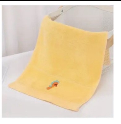 5 Baby Weiche Baby Gelbe Baumwolle Gesicht Handtücher 4er Pack. Länge 45 Breite 25 cm.