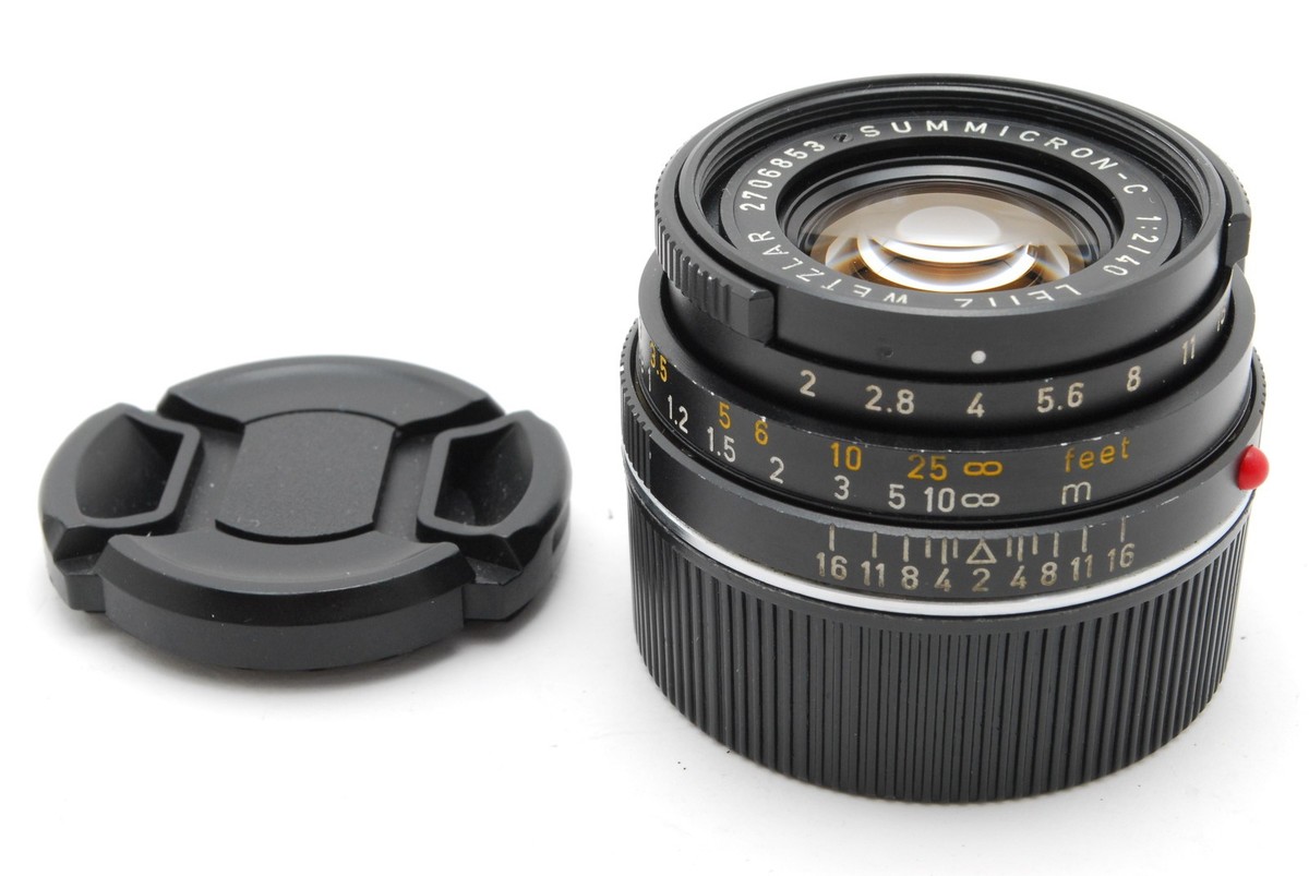 S*a様 Leitz Wetzlar Summicron-c 40mm Mマウン Almost MINT] Leica Summicron-C 40mm f2 Leitz Wetzlar Lens M Mount