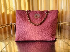 Laura Biagiotti Borsa Donna Rosa Trapuntata Elegante con Catena Dorata