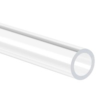 9mm ID x 12mm OD x 305mm Clear Rigid Acrylic Pipe Round Tube