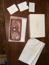 Portafoglio Chloé in pelle con fiocco con scatola, carta di autenticità inclusa e sacchetto antipolvere
