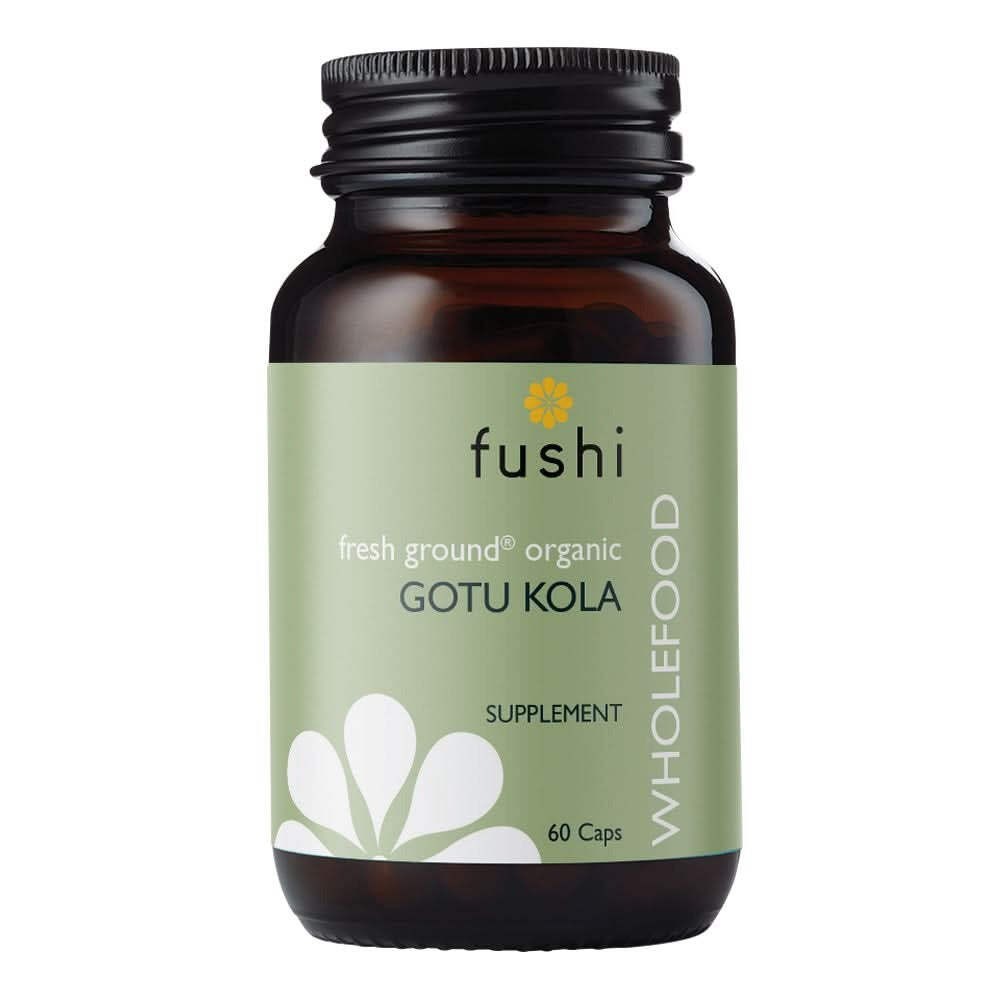 Fushi Wellbeing Gotu Kola Capsules Organic 60 Veg Caps - 2 Pack - Image 2