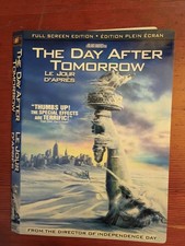 The Day After Tomorrow DVD, 2004 Full Screen Edition Pre-owned Disk Only 3595