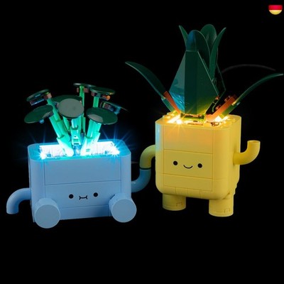 YEABRICKS LED Licht für Lego-10349 Botanical Fröhliche Pflanzen Bausteine M