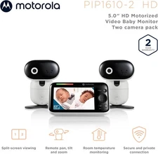 Motorola PIP1610 HD 5.0" HD Motorized Video Baby Monitor Very Good