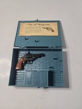  1960s MARX TOYS MINIATURE HISTORIC GUNS 3.5" .357 Magnum w DISPLAY BOX
