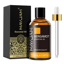 MAYJAM 100 mL Bergamot Essential Oil 100 Pure Natural Aromatherapy Skin Hair