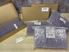 100 PCS Clear Plastic Label Holders for Wire Metal Shelf 6x4 CM