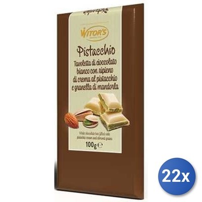 22X Multipack Witors Chocolate Pralines Filled With Pistachio 100G