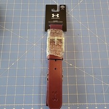 Under Armour - Mens Baseball Belt Burgundy NWT. 609
