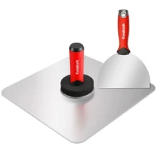 Premium Putty Knife Set with Stainless Steel Joint Knife and Lightweight Hawk