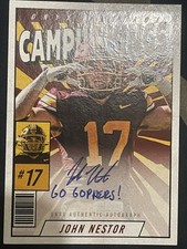 JOHN NESTOR Campus Kings /50 - 2025 Onyx Vintage College Football Minnesota