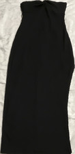 Wild Fable Black Strapless Bodycon Midi Dress Pullover Sleeveless Party S