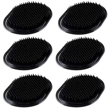 6PCS Pocket Comb Set Palm Beard Hair Scalp Massage Brush Portable for Men Pets
