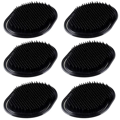 #ad #ad 6PCS Pocket Comb Set Palm Beard Hair Scalp Massage Brush Portable for Men Pets $8.99