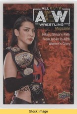 2021 Upper Deck AEW All Elite Wrestling Magazine Dynamite Hikaru Shida READ 0lk4