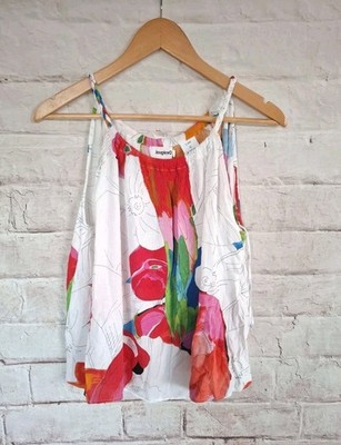 Desigual Damen Bluse Shirt Top Oberteil Gr. L