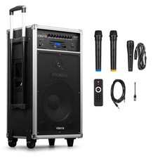 Vonyx ST180 Portable PA System with Bluetooth, CD & Wireless Mics