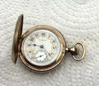ELGIN POCKET WATCH, 0S, 15J, GRADE 354, VINTAGE 1909, GF DEMI HUNTER, SERVICED