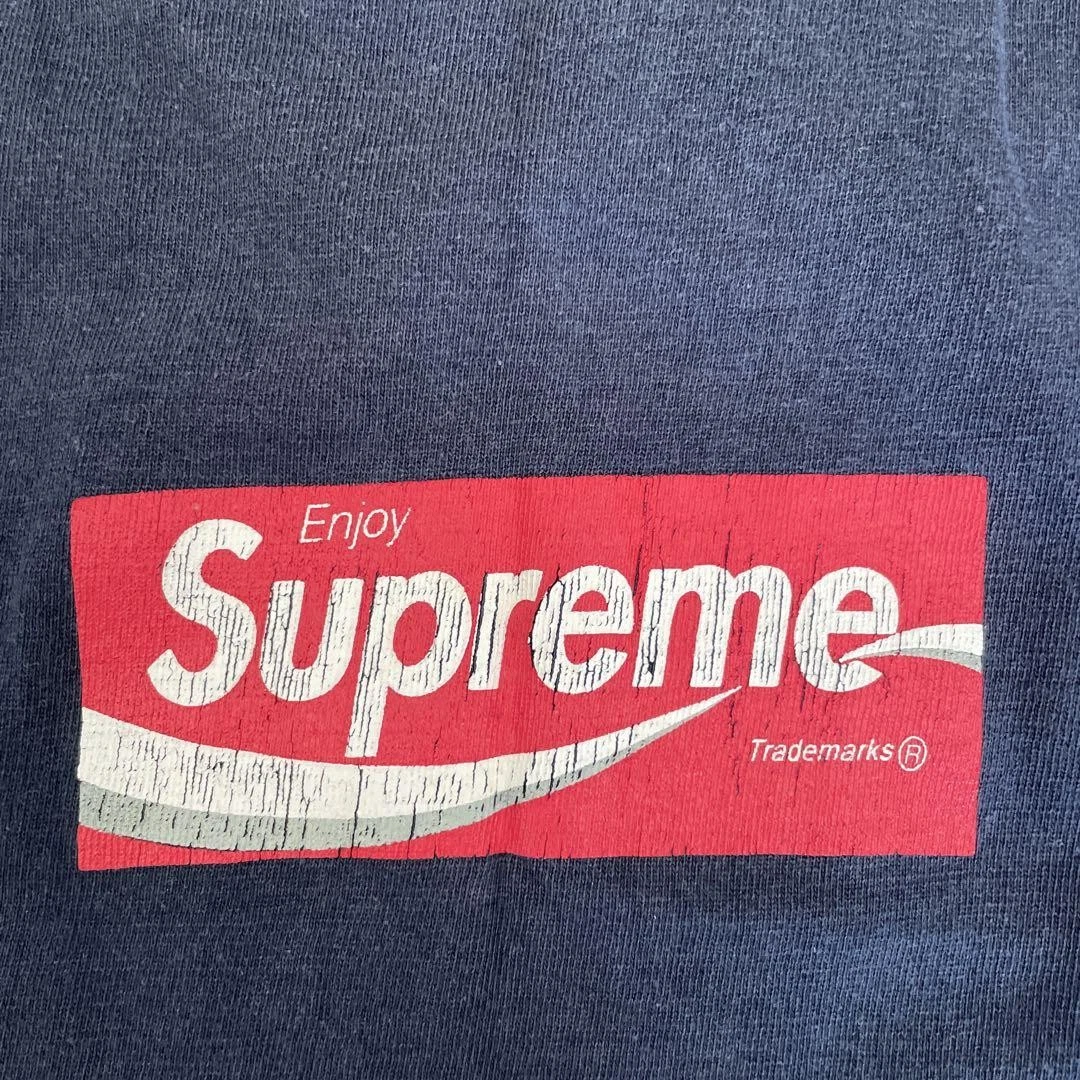 T shirt Supreme Coca Cola Box Logo 1998 Vintage Rare Rouge Blanc Tee Occasion