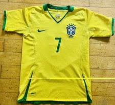 Nike Brazil Brazylia Trykot Koszulka domowa #7 Adriano 2006 Rozmiar M