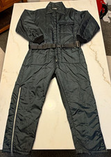 Walls M213 Insulated Belted Black Work Coveralls Jumpsuit Unisex