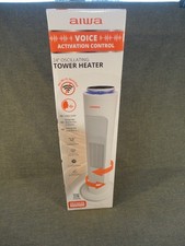 Aiwa Smart Space Heater, 24" Oscillating Portable Heater w/ Remote Control & Voi